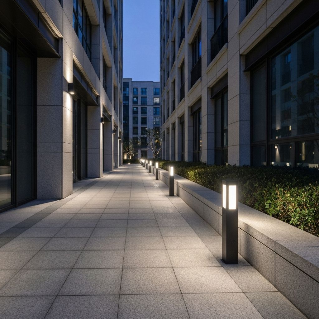 Modern apartment community